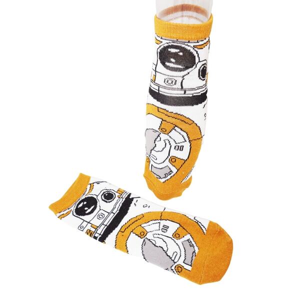 3 Pairs - Vintage Disney Star Wars Adult Shoe 7-12 Low Cut Socks 2016 - Style 2 - Picture 4 of 10
